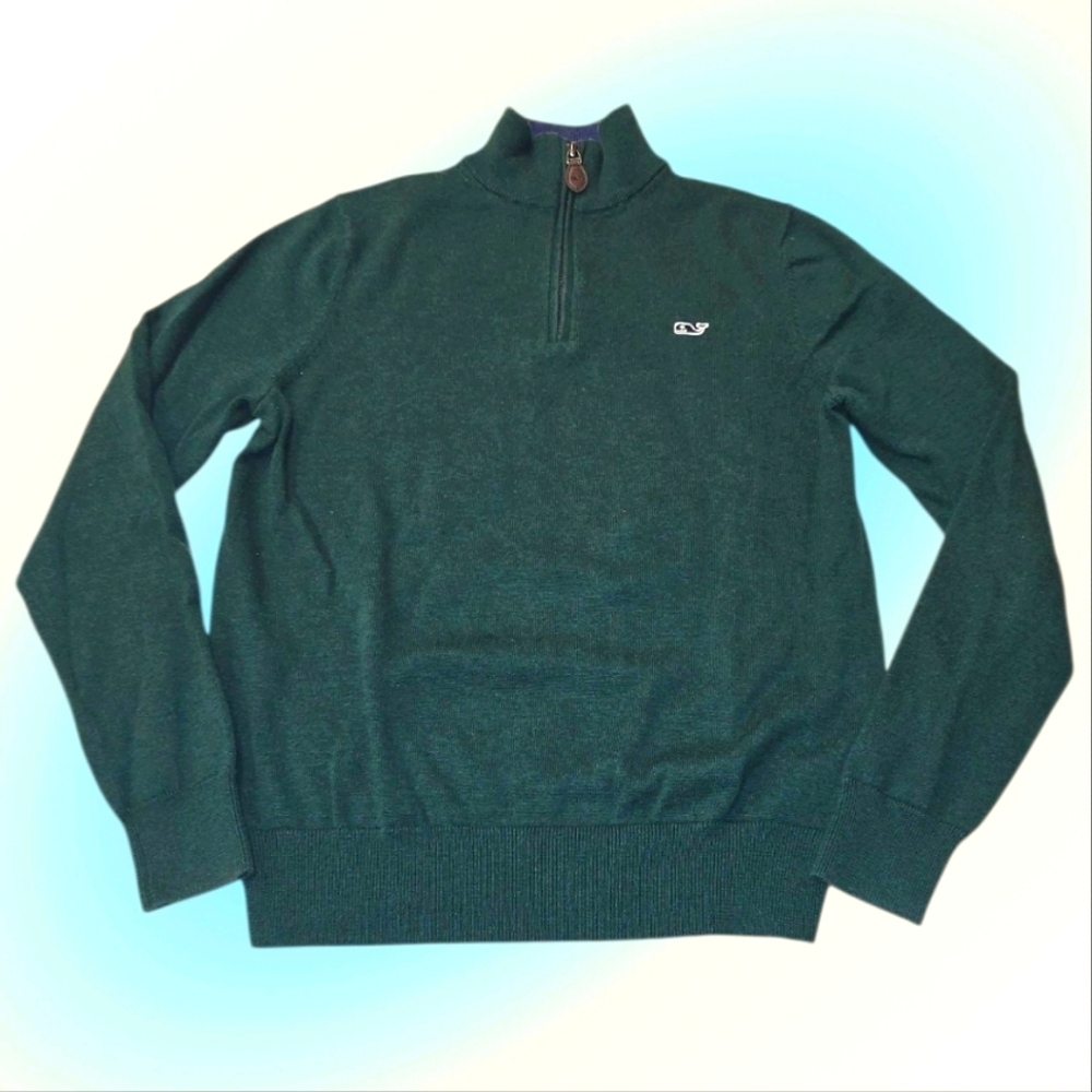Vineyard Vines Boy's Quarter Zip Sweater